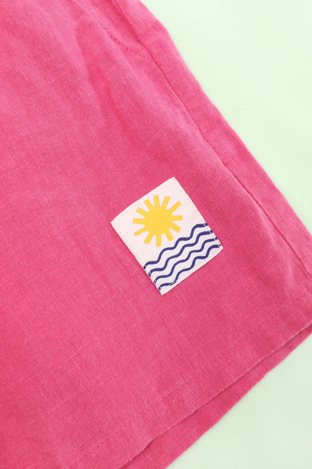 Fuchsia Linen Shorts - Last One