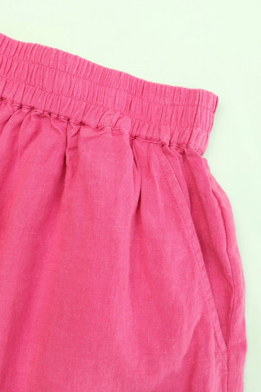 Fuchsia Linen Shorts - Last One