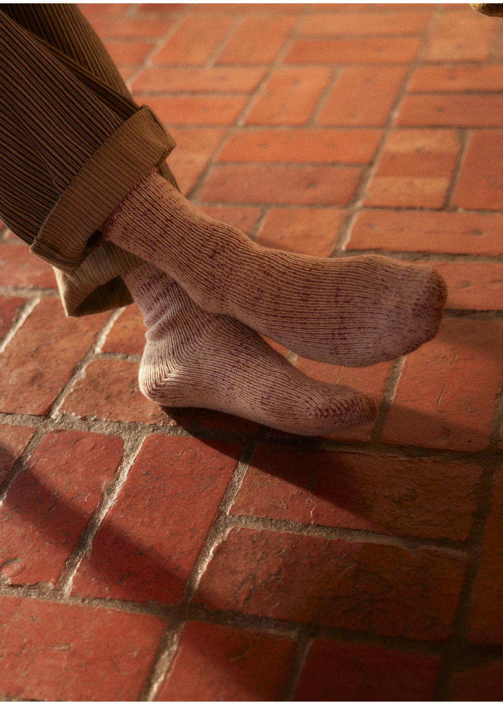 WOOL COLLECTION Recycled Raw White Socks (39-45)