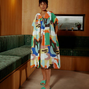 Abstract Print Matteo Dress