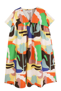 Abstract Print Matteo Dress