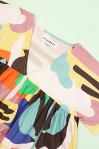 Abstract Print Matteo Dress