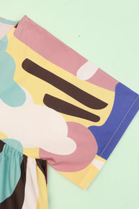 Abstract Print Matteo Dress