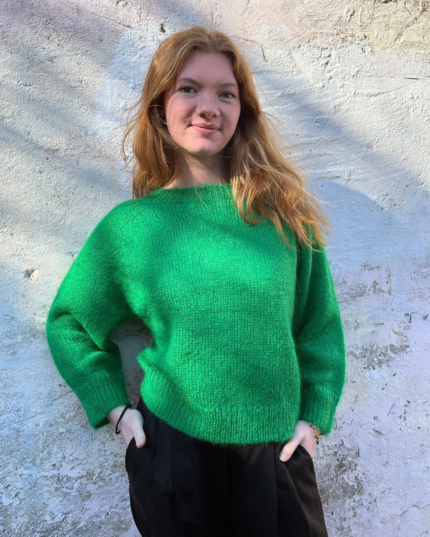 Green Mohair Jumper