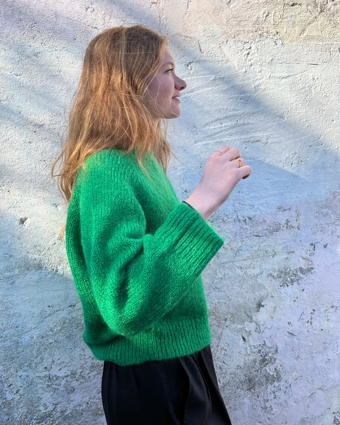 Green Mohair Jumper
