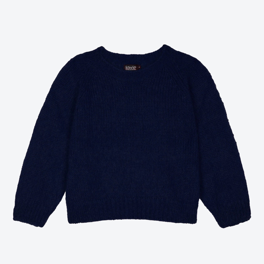 Navy Mohair Jumper