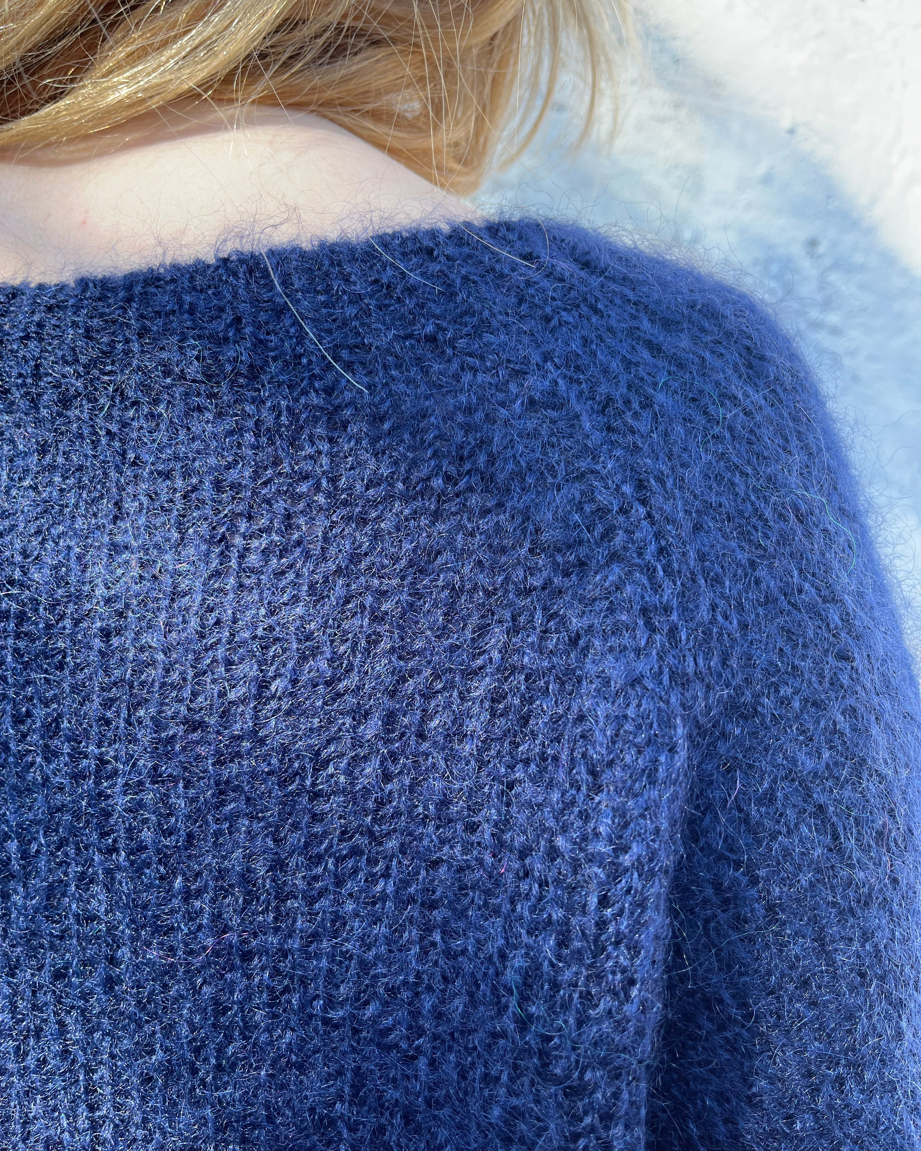Navy Mohair Jumper