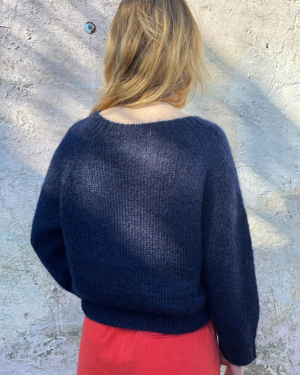 Navy Mohair Jumper