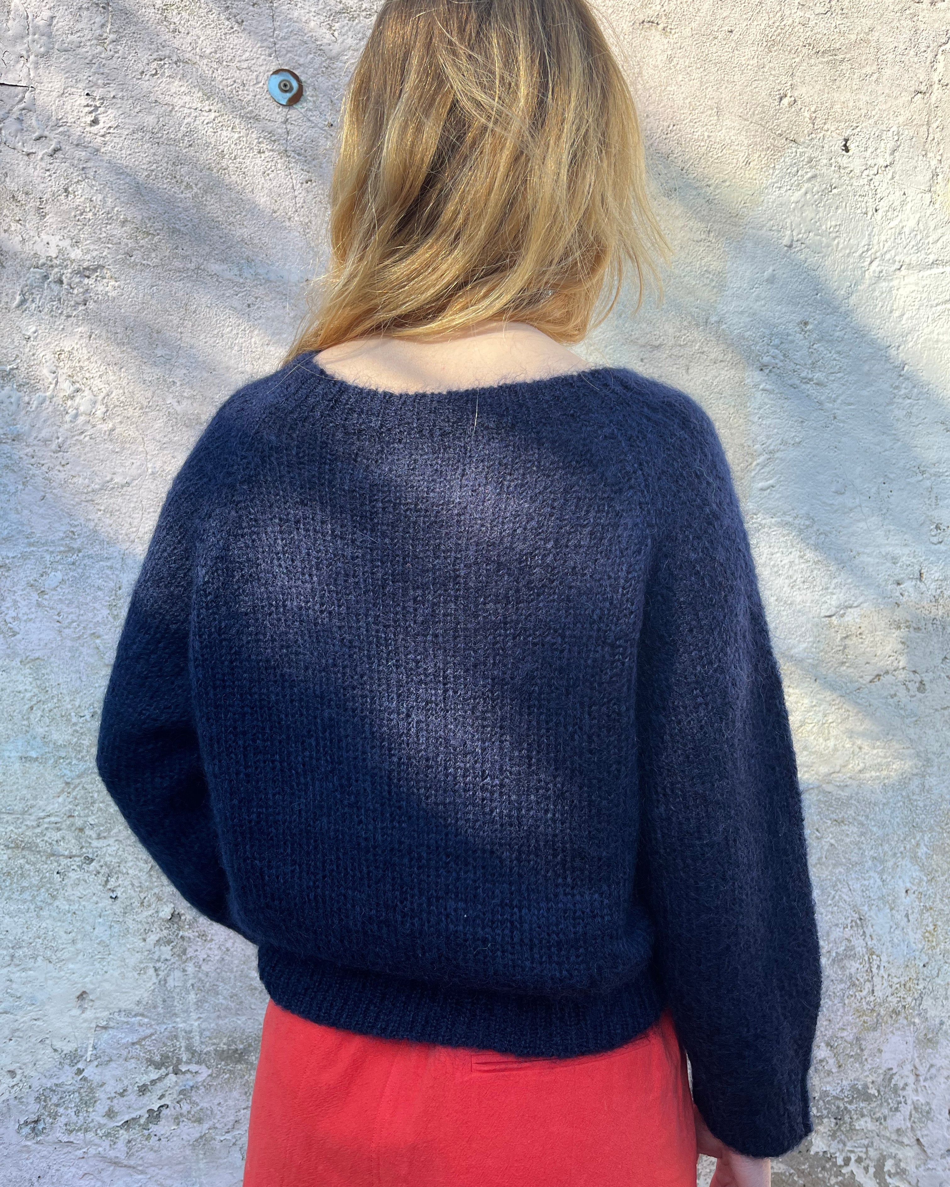 Navy Mohair Jumper