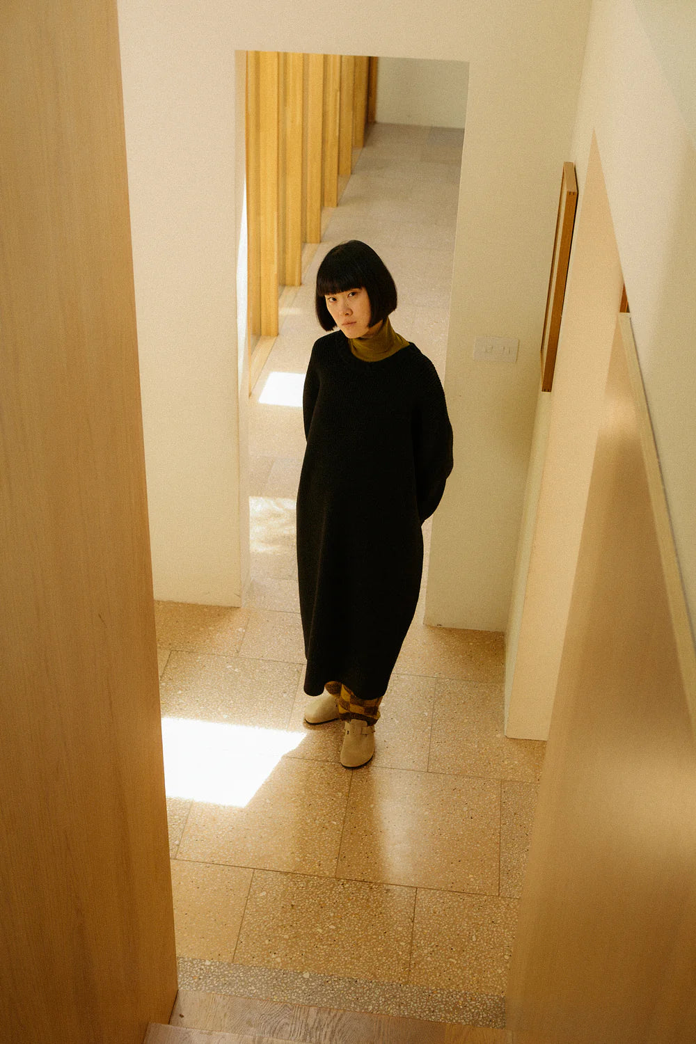 Black Dixon Knit Dress