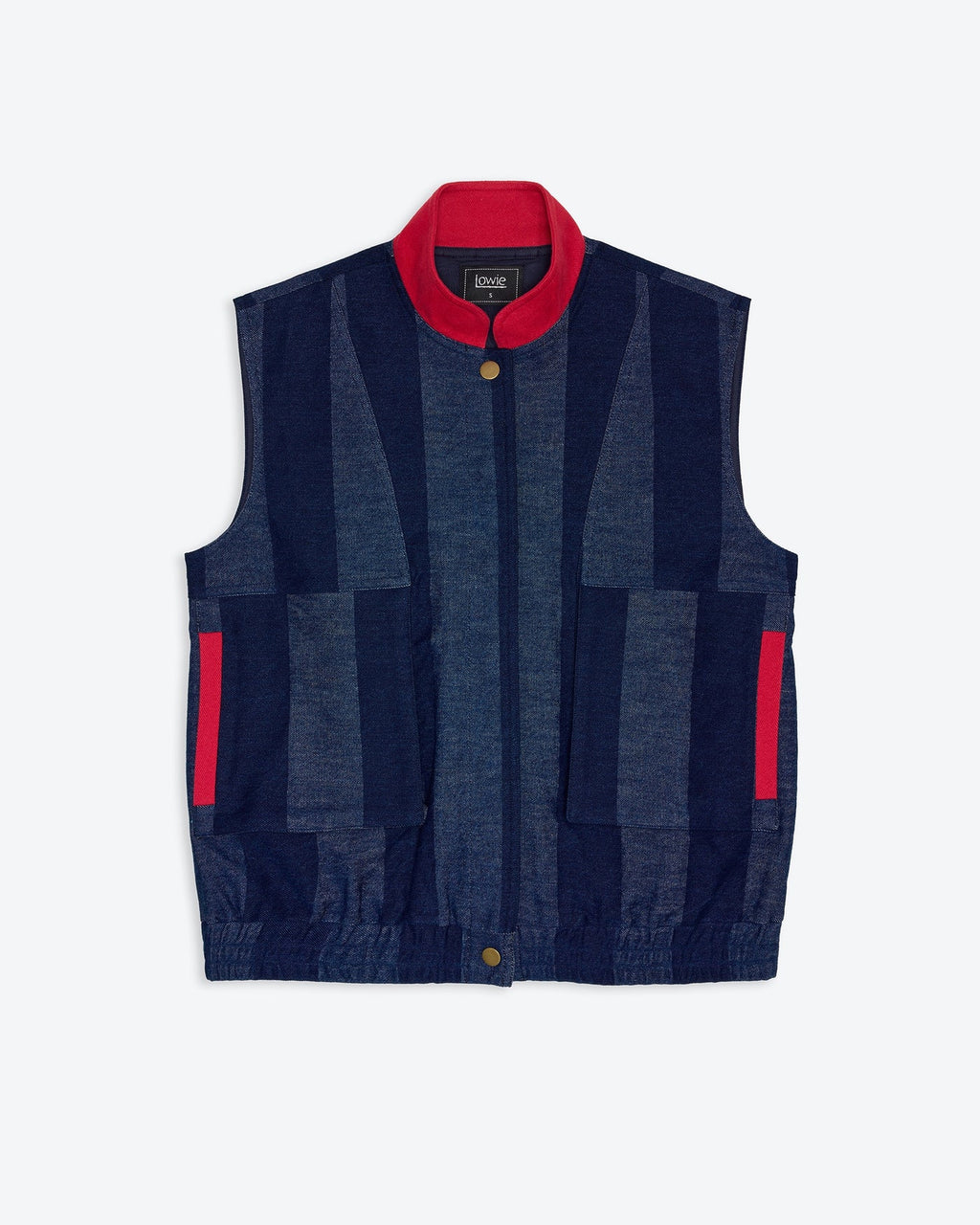 Denim Stripe Gilet