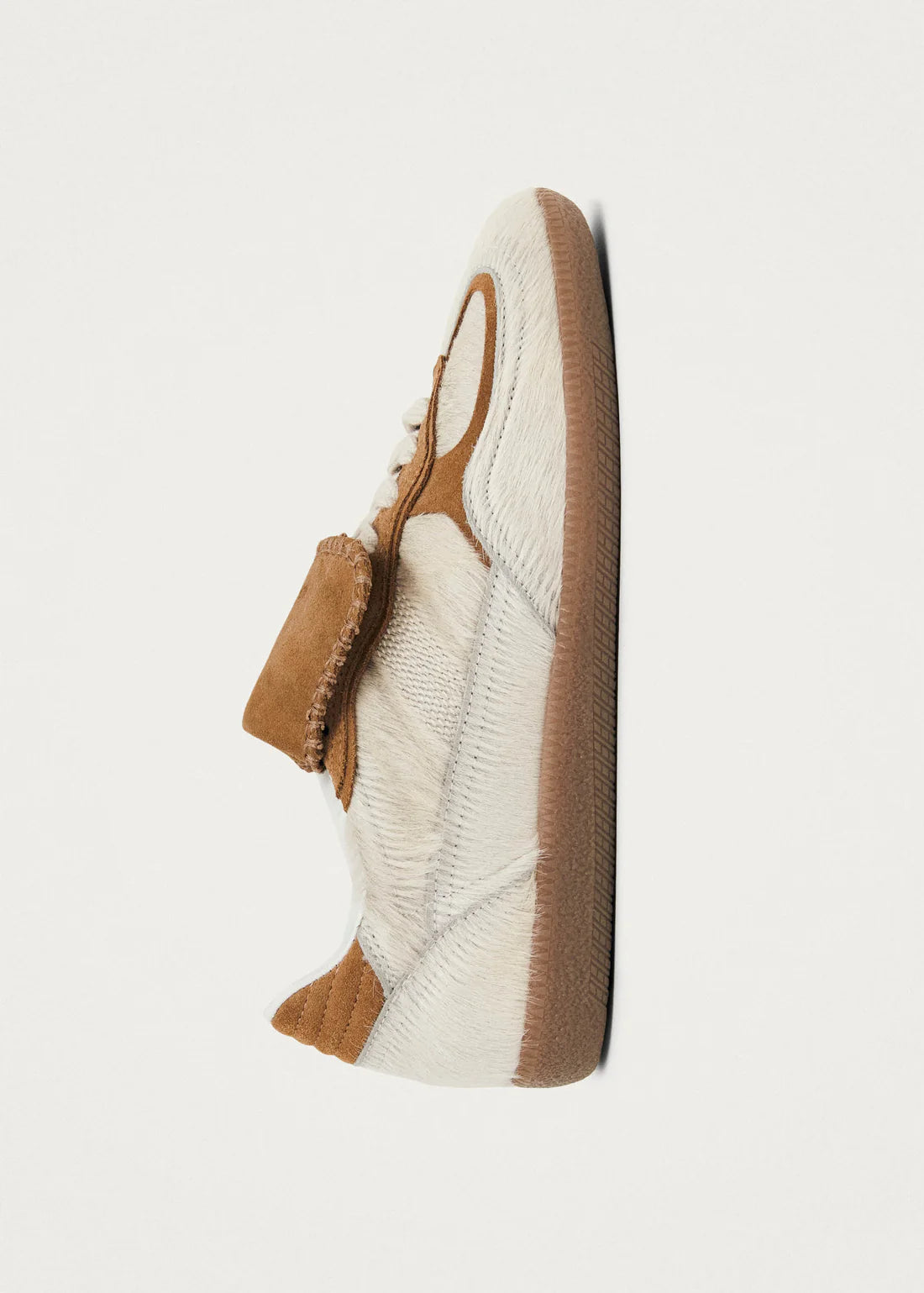Tan Calf Hair Sneakers