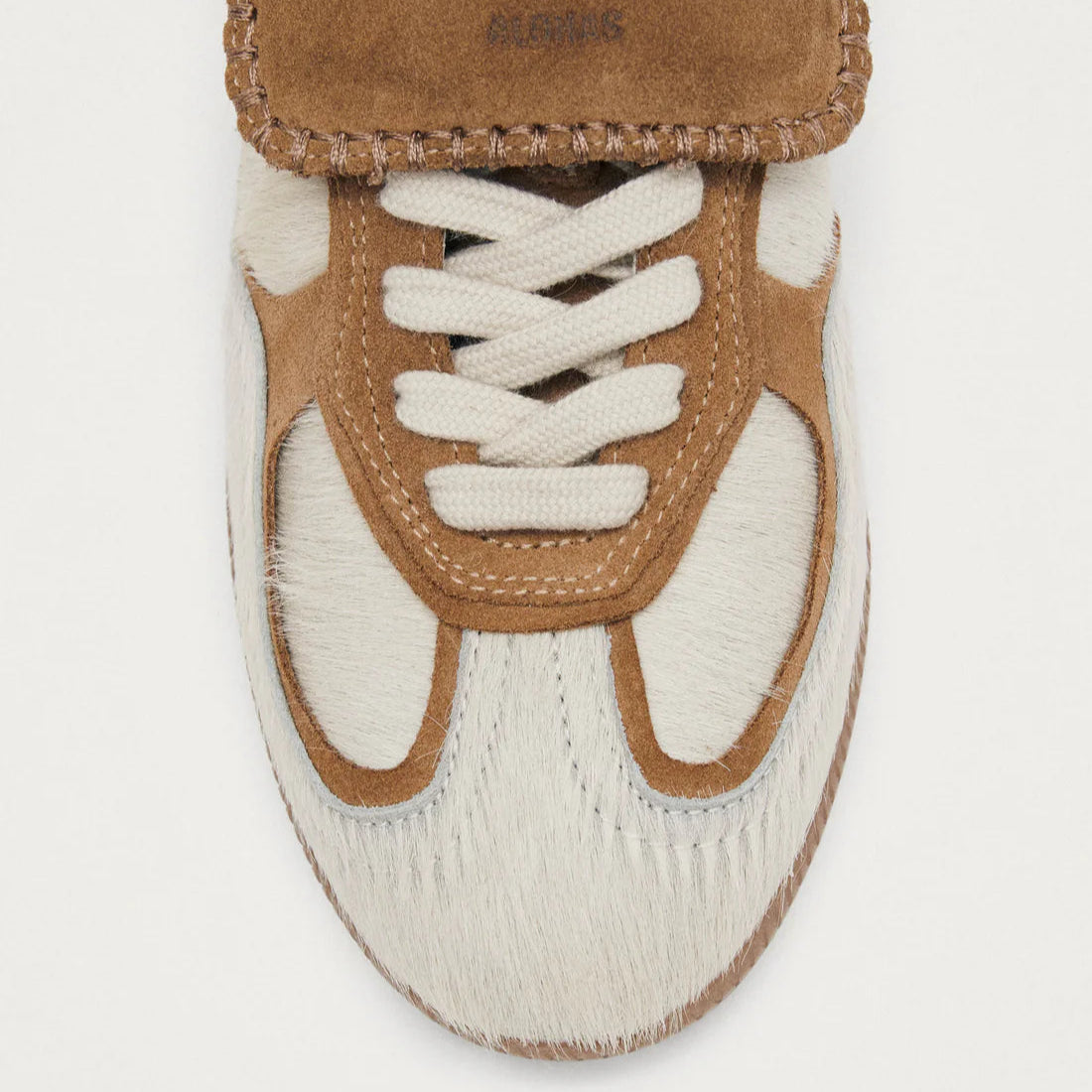 Tan Calf Hair Sneakers
