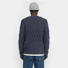 Navy Cable Knit Sweater