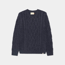 Navy Cable Knit Sweater