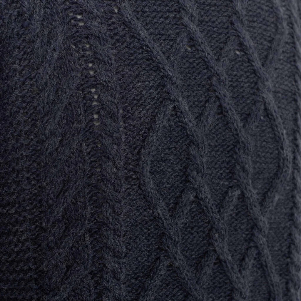 Navy Cable Knit Sweater