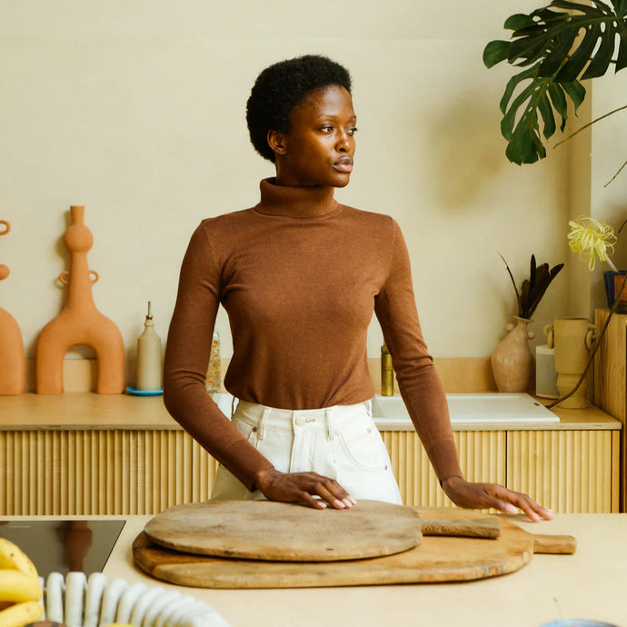 Chocolate Joshua Knit