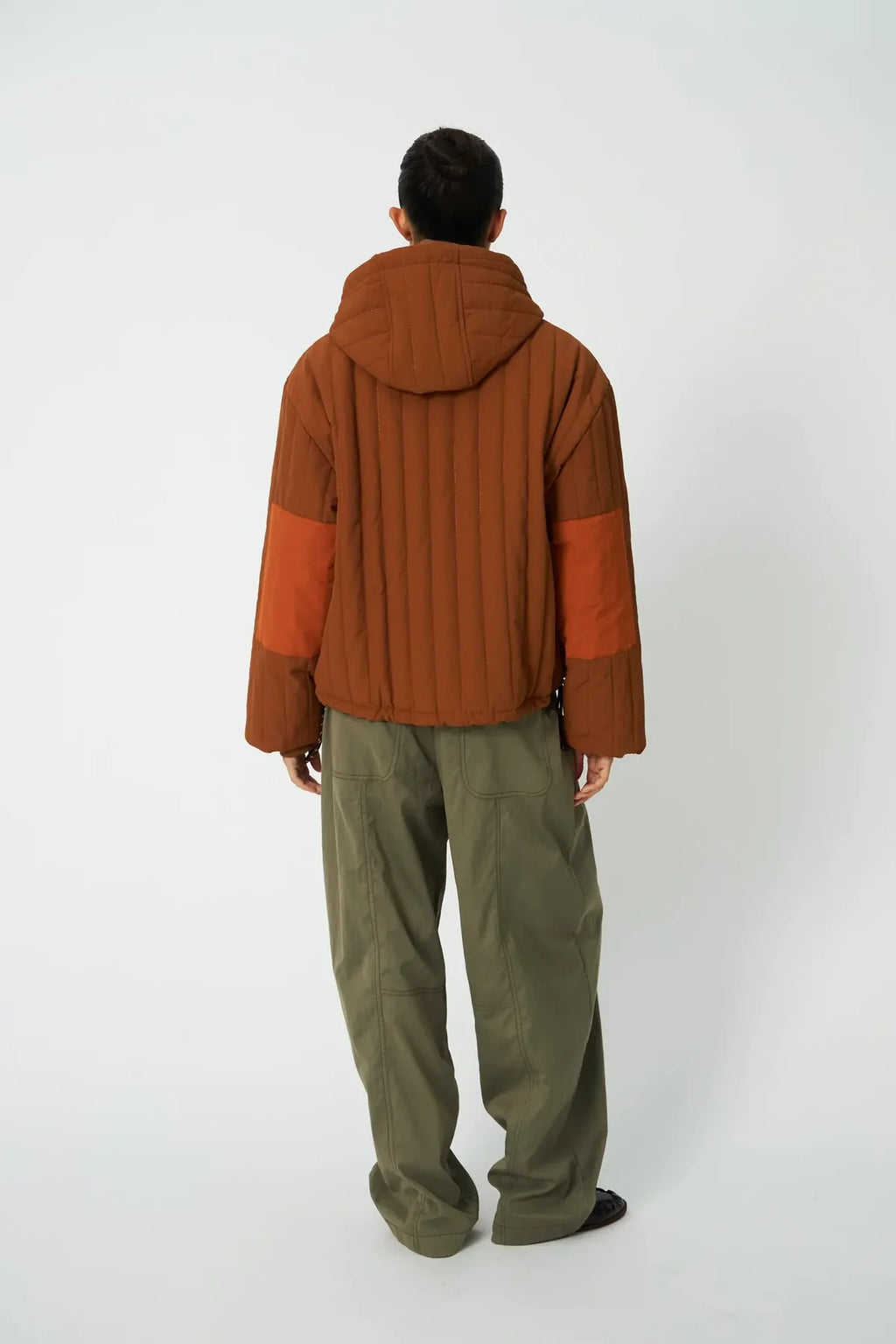 Brown Quilted Jacket