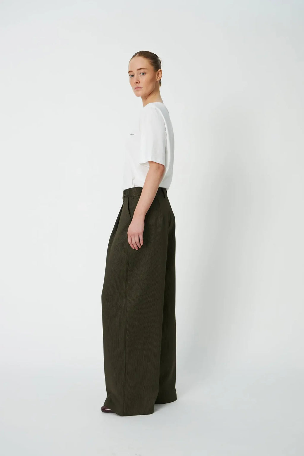 Army Mid Waist Loose Shorts