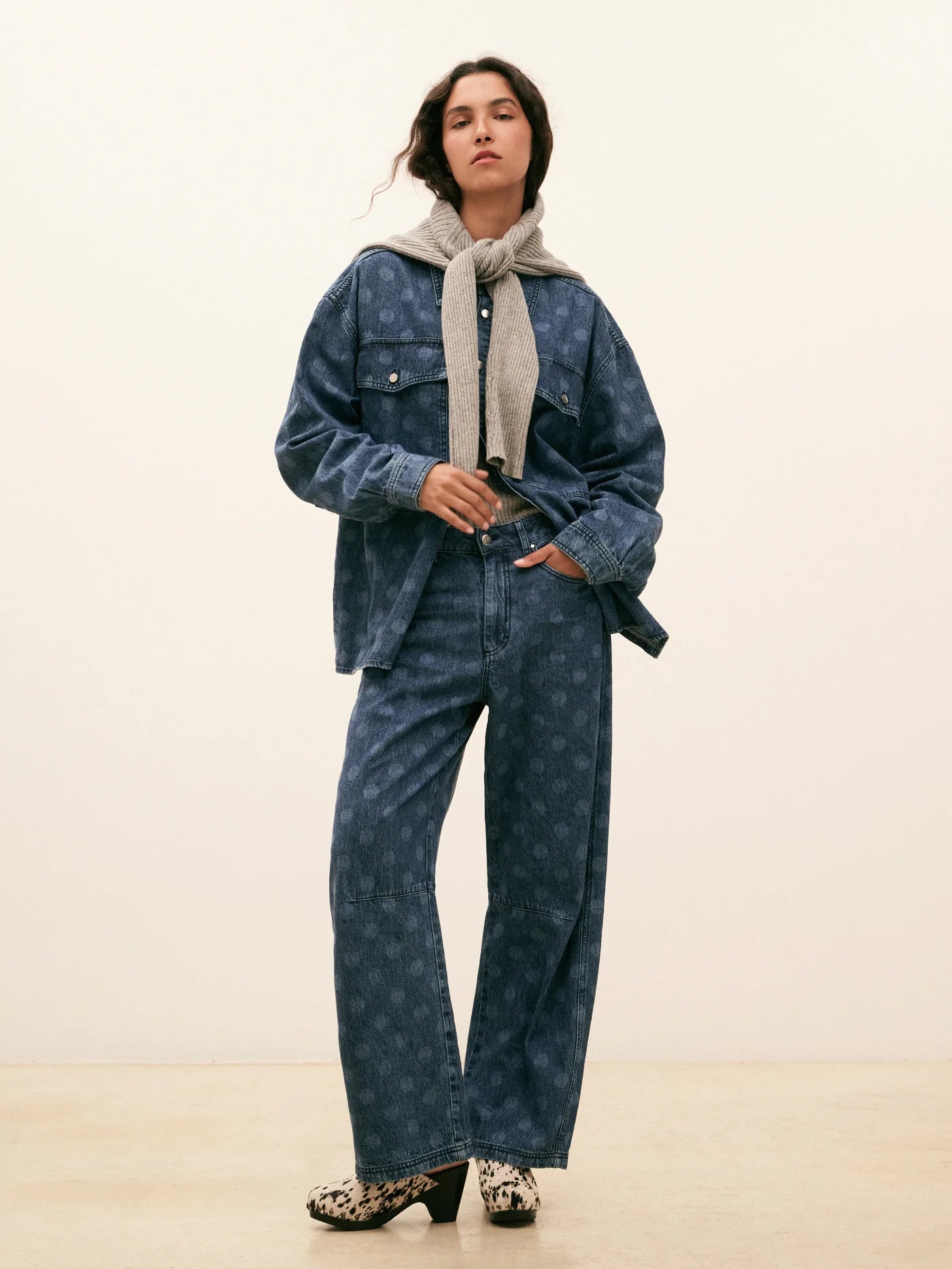 Blue Denim Spot Jeans