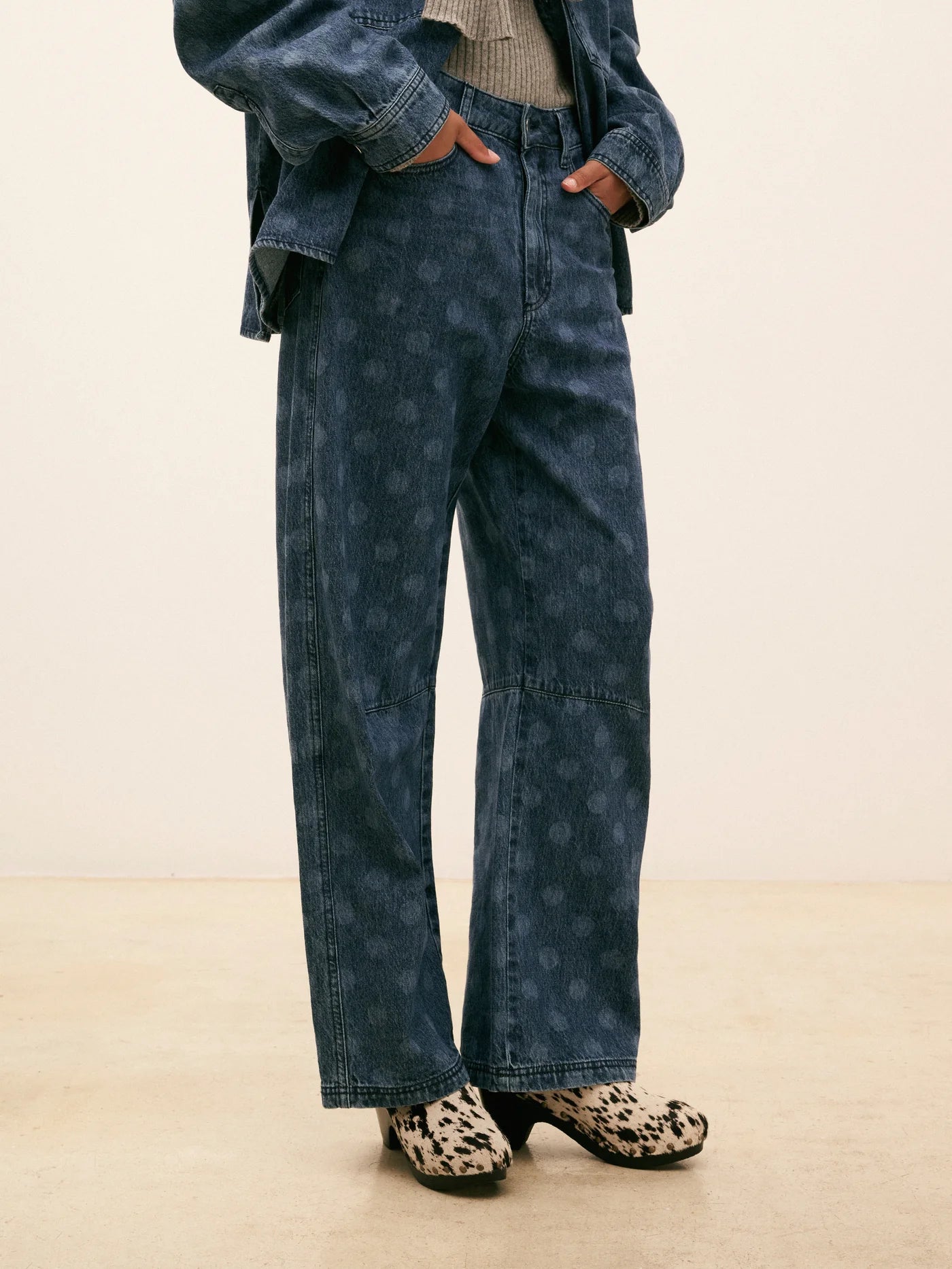 Blue Denim Spot Jeans