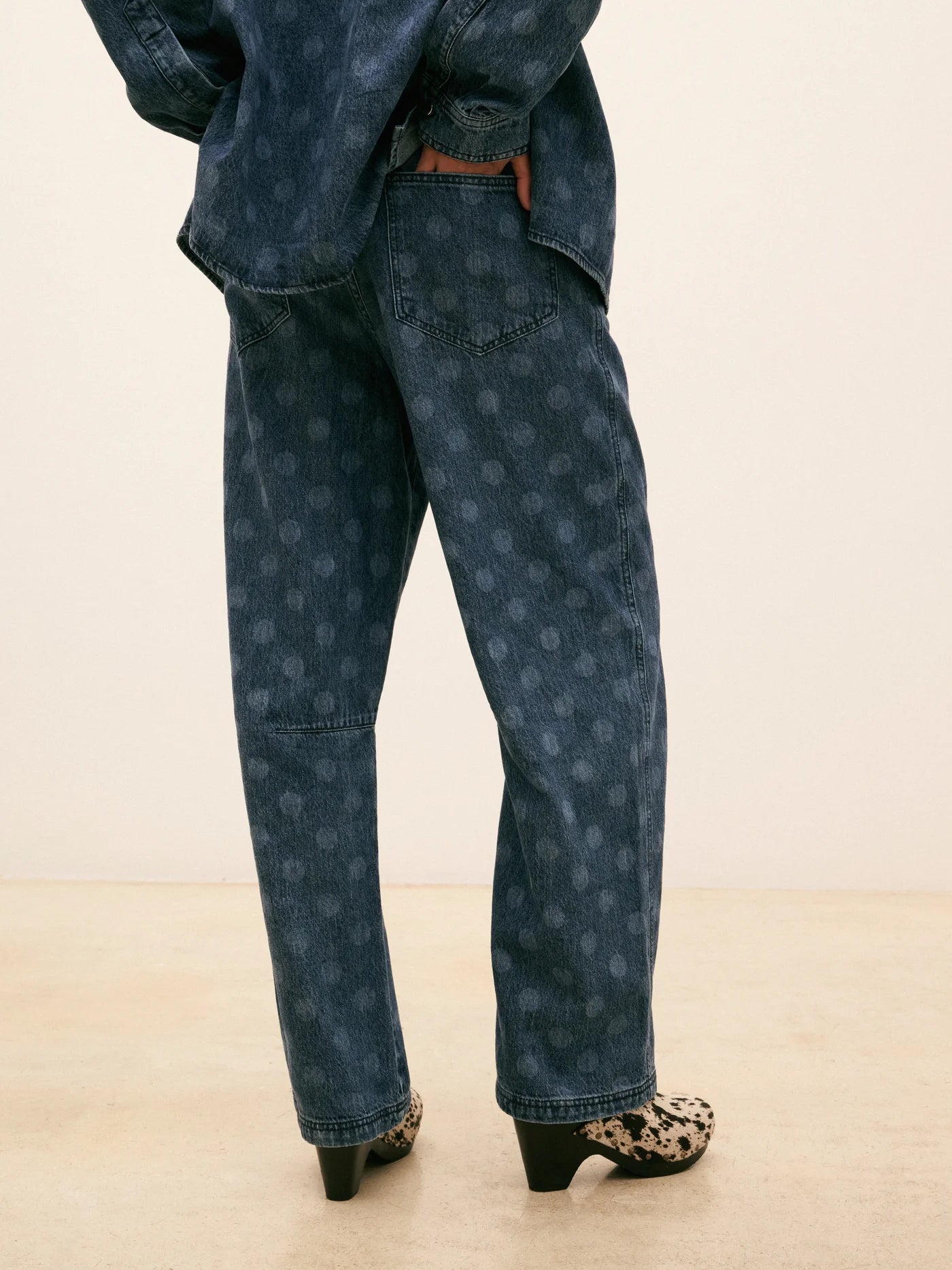 Blue Denim Spot Jeans
