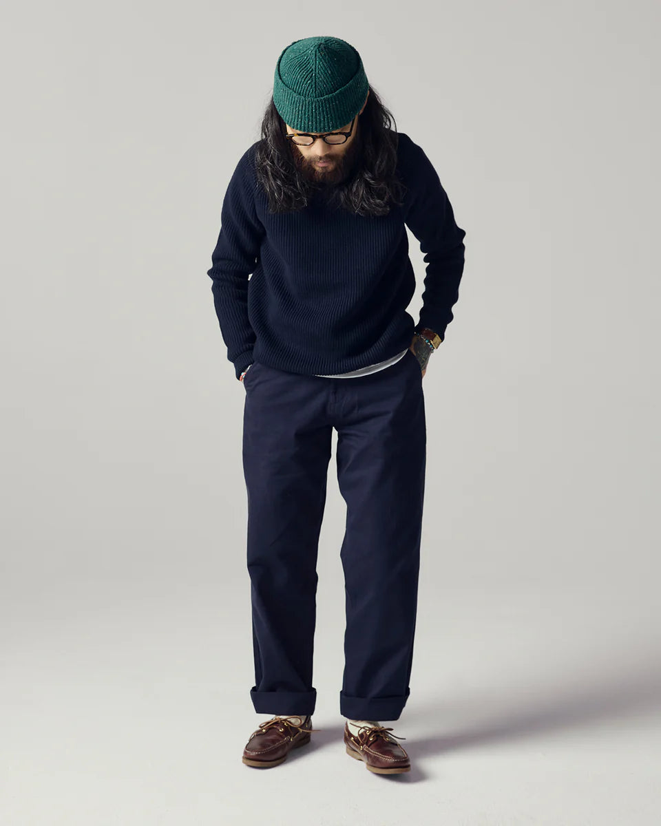 Midnight Blue Twill Pants