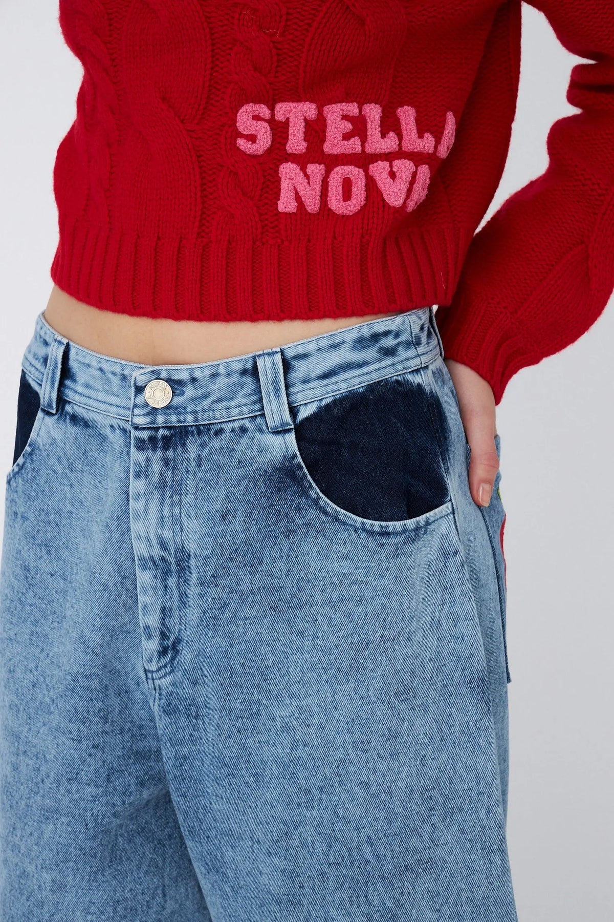 Long Denim Shorts