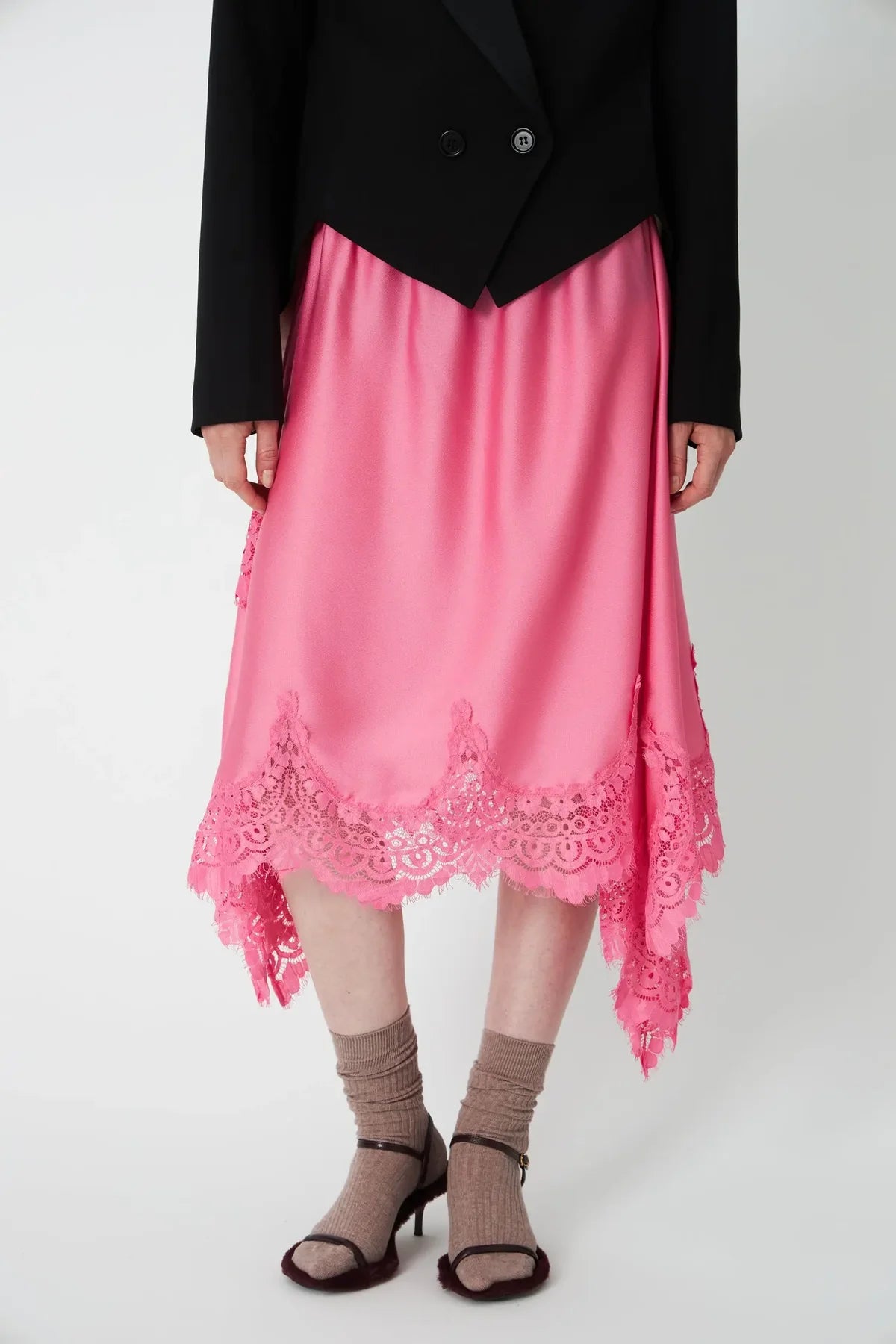 Amazing Pink Lace Skirt