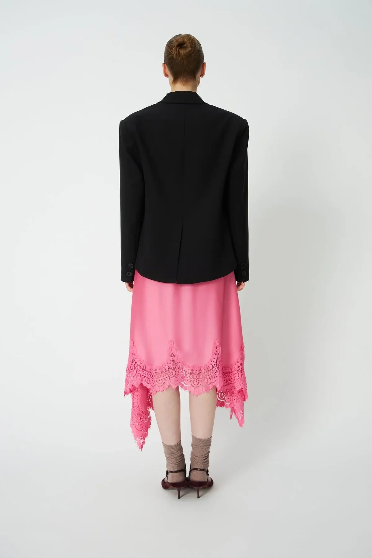 Amazing Pink Lace Skirt