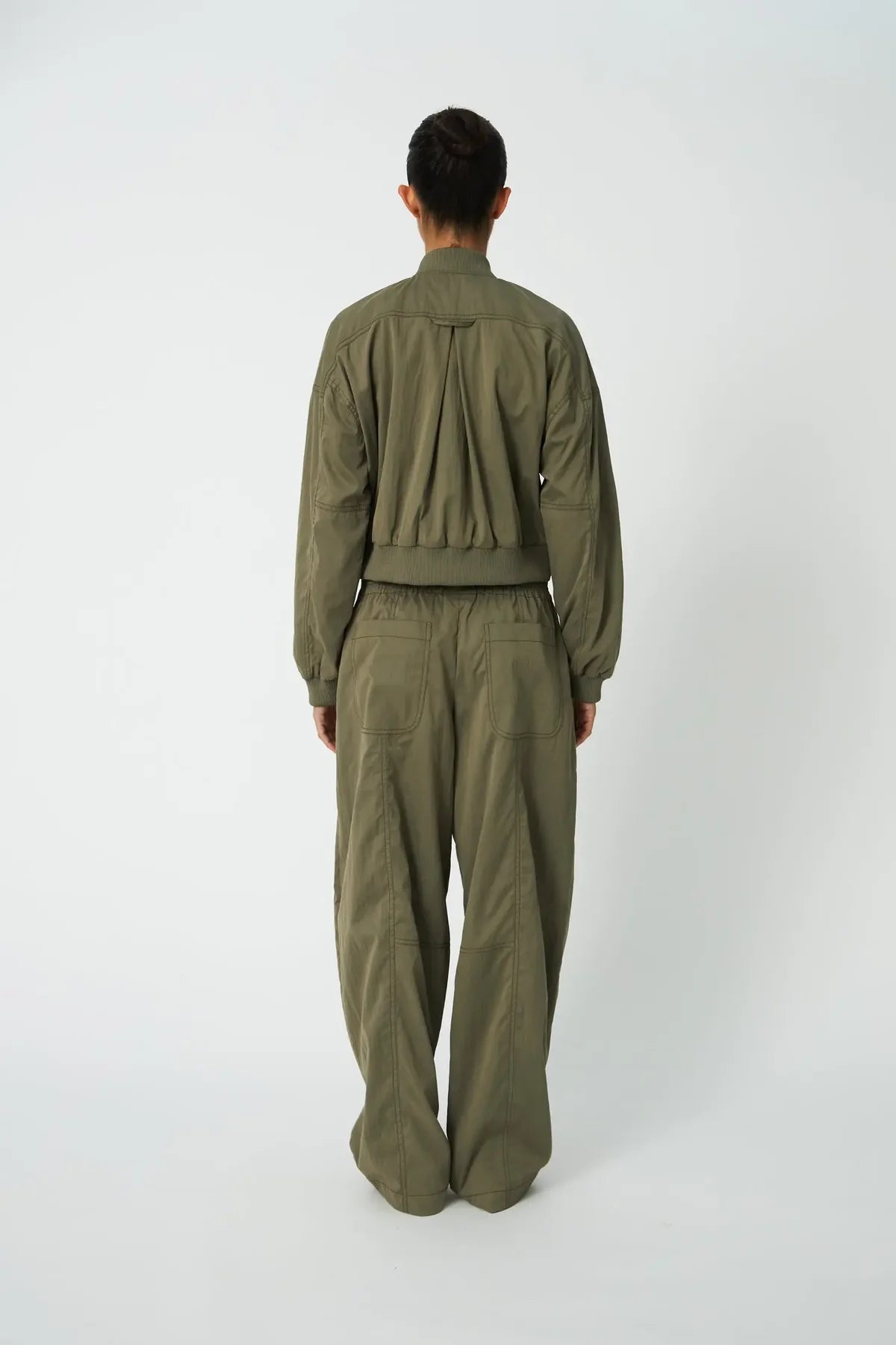 Olive Combat Track Jacket