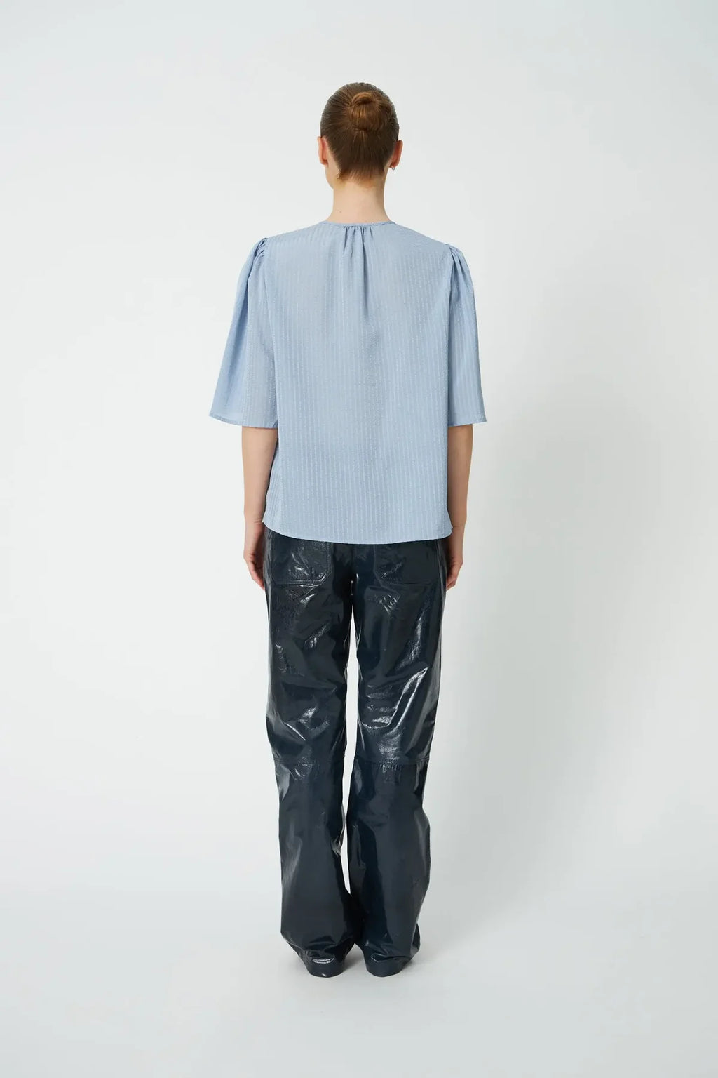 Blue Frill Top