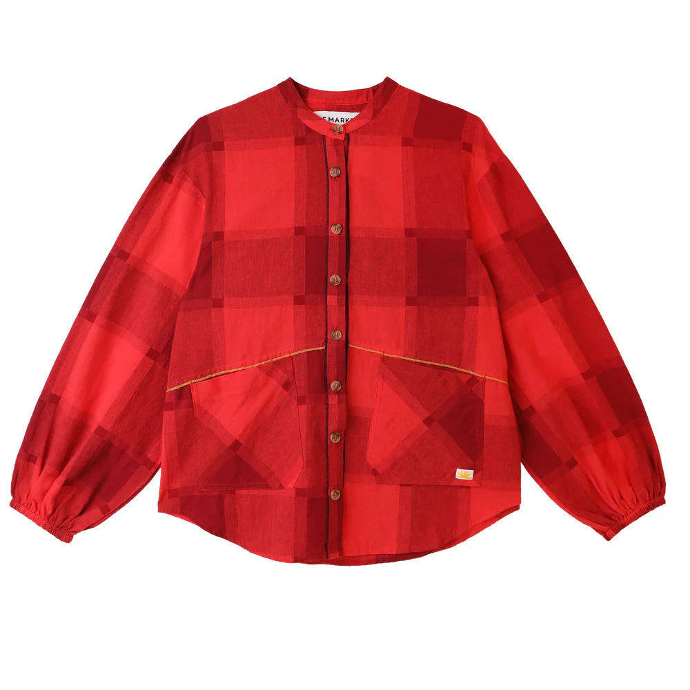 Red Gingham Gale Shirt