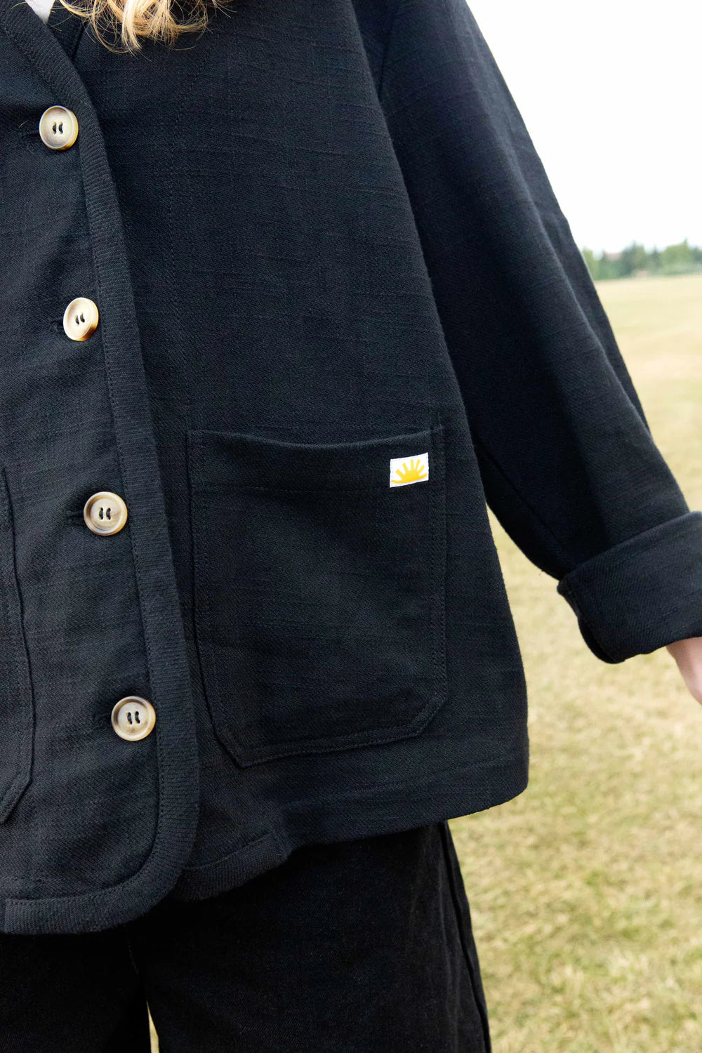 Reuben Black Jacket - Last One (size 10)