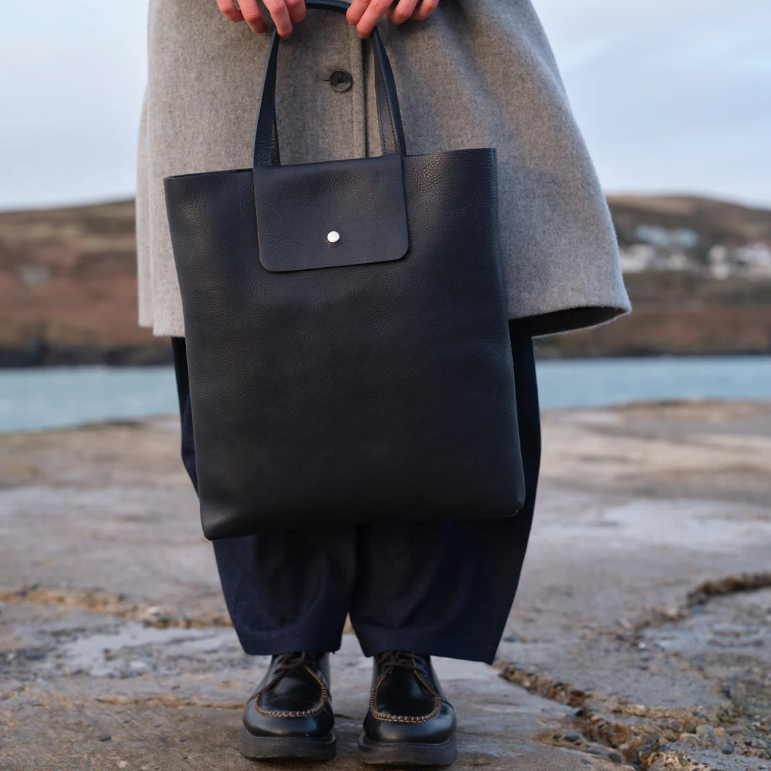 Black Erin Tote Bag