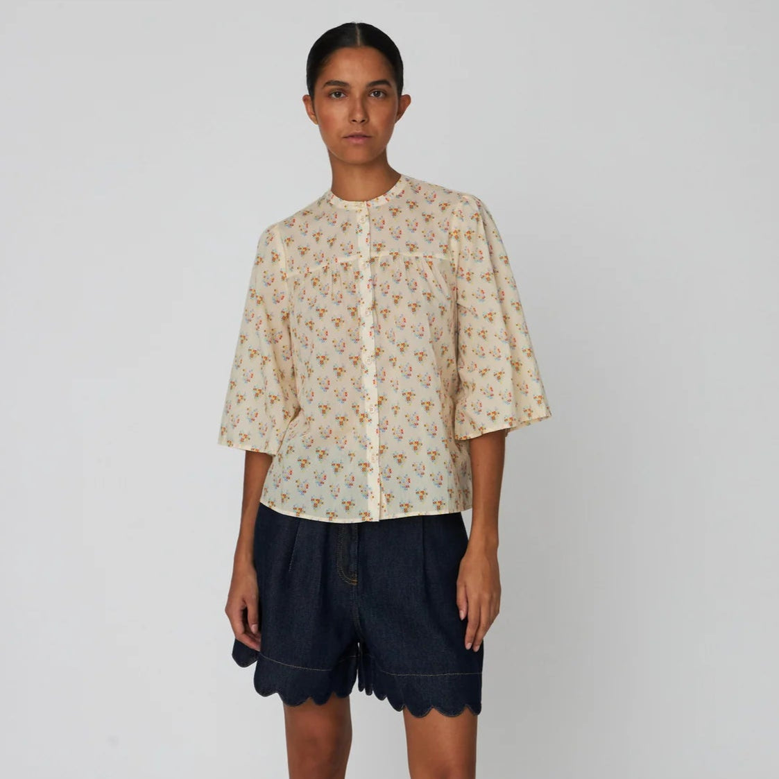 Delicate Heart Printed Shirt