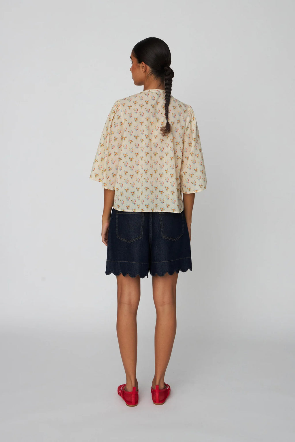 Delicate Heart Printed Shirt