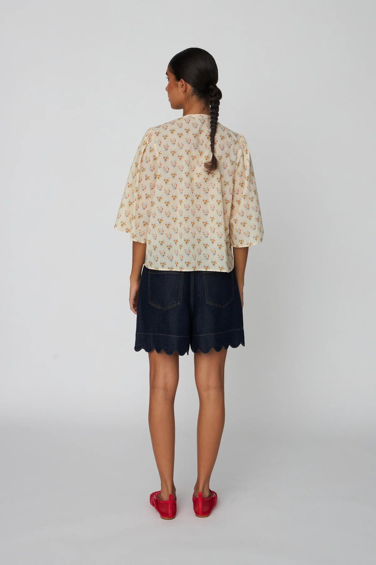 Delicate Heart Printed Shirt