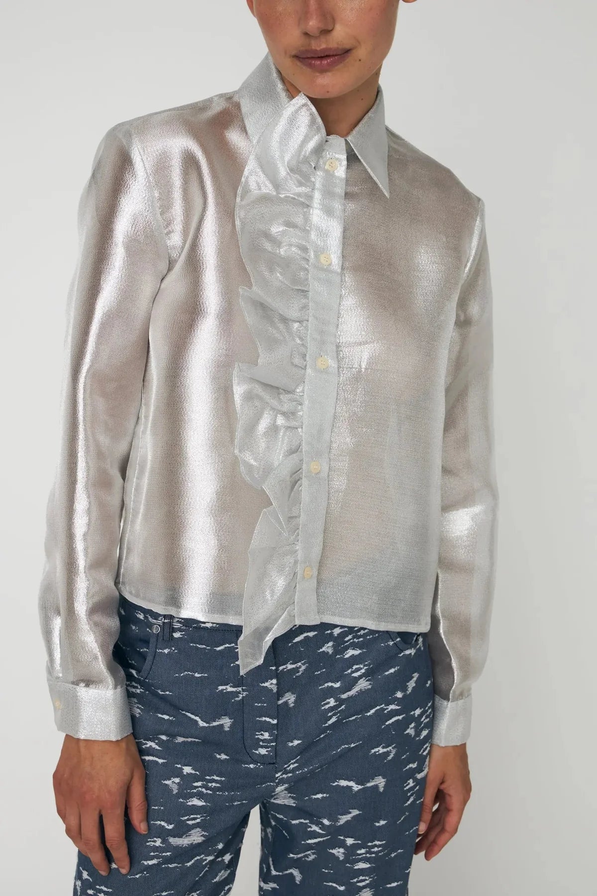 Silver Crisp Shirt