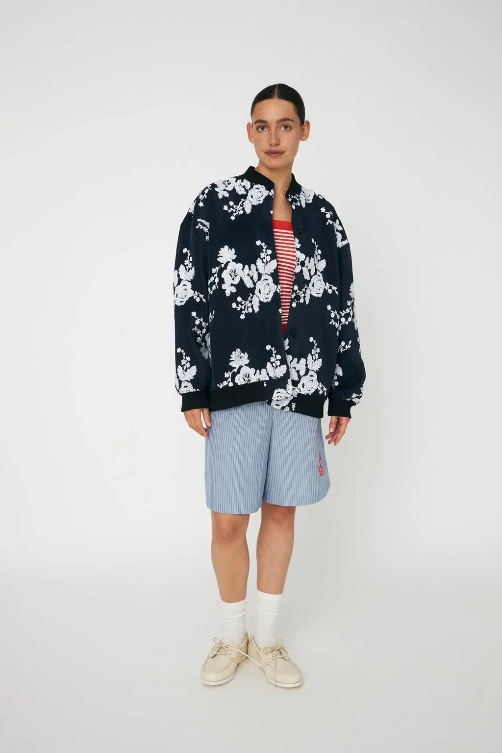 Blue & White Sequin Jacket