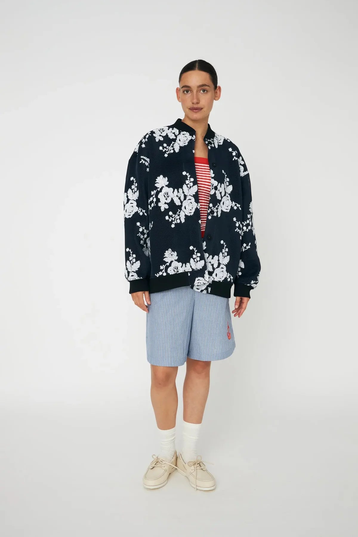 Blue & White Sequin Jacket