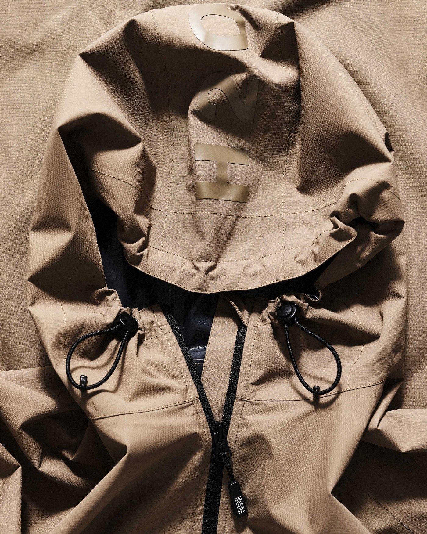 Warm Grey Romo Rain Jacket