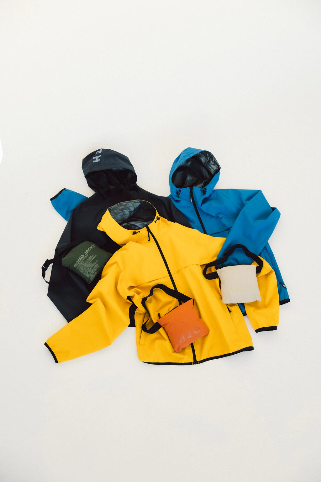 Blue Romo Rain Jacket