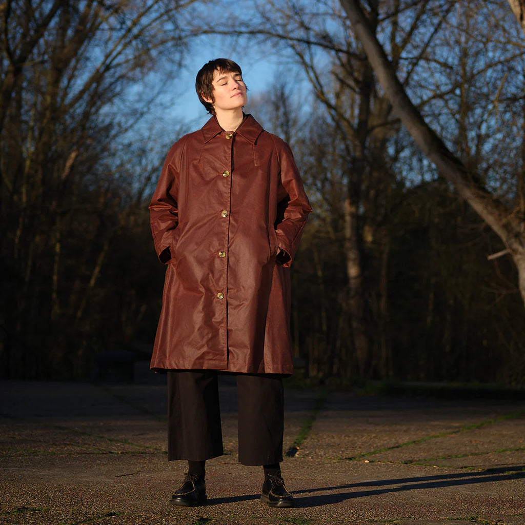 Chestnut Oversized Louis Coat