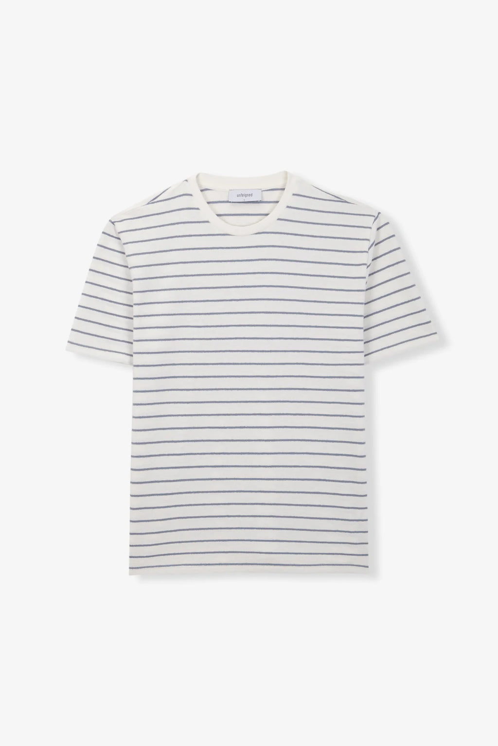 Marine Stripe Terry T Shirt - Last Chance