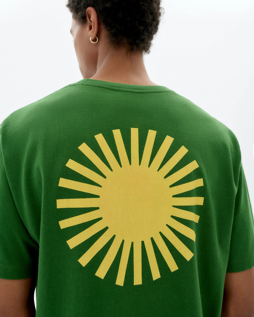 Green Sol Contrast T Shirt