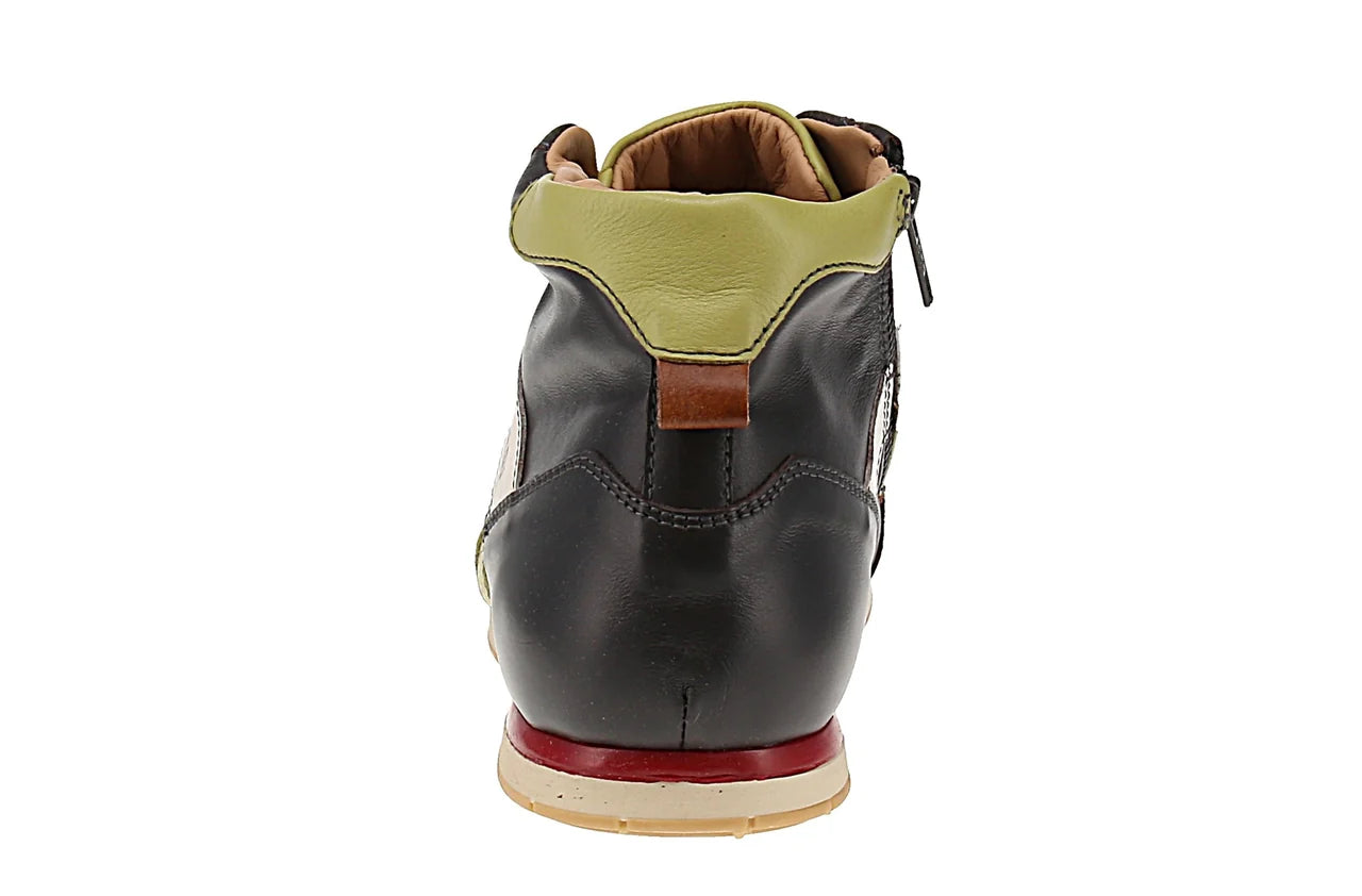 Brown & Asparagus Sneakers