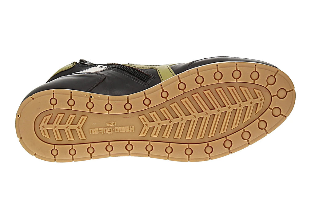 Brown & Asparagus Sneakers