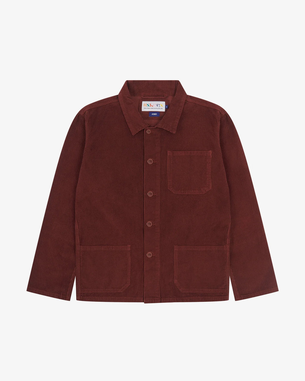 Deep Berry Cord Overshirt
