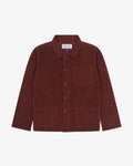 Deep Berry Cord Overshirt